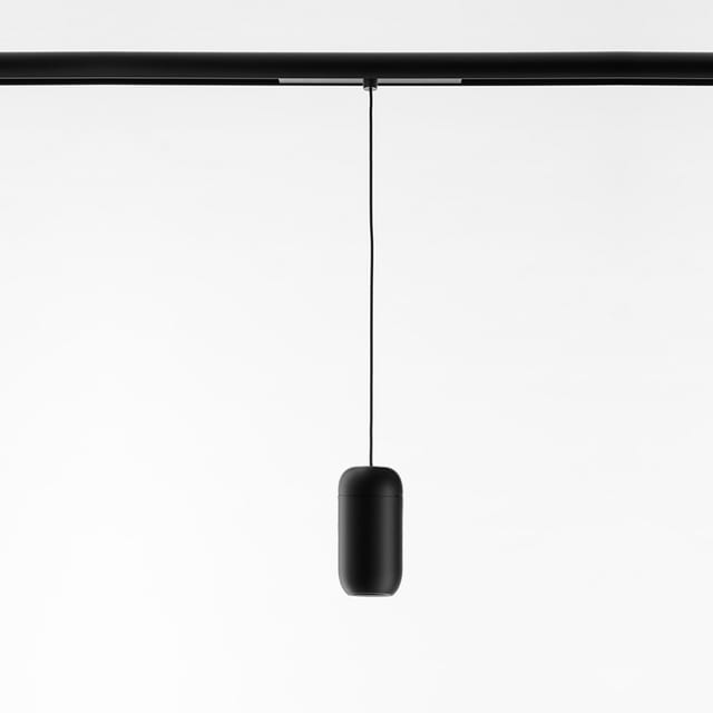 Artemide Gople System - Spot Pendant Track - 60 - 4000K - 28° - Dimmable DALI - Black — CA22204