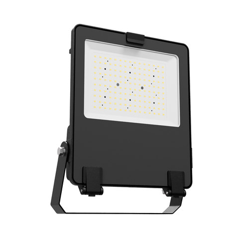 ACA Lighting LED FLOODLIGHT 100-277V AC 100W 6500K CRI>70 155lm/W 110° IP66 IK08 5 YEARS — manufacturer representative image