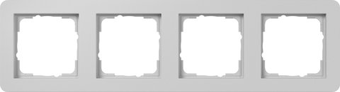 Gira E1 cover frame grey matt grey matt (lacquered) — 0214154