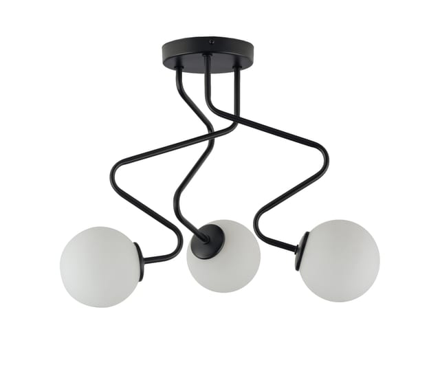 Sigma ZIGZAG 3 Ceiling lamp black — 33293