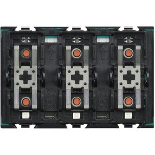BTicino Control for managing of three actuators for single loads or independent double loads. — H4652/3