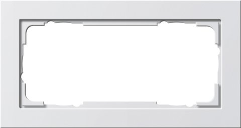 Gira E2 cover frame pure white glossy pure white glossy — 100229