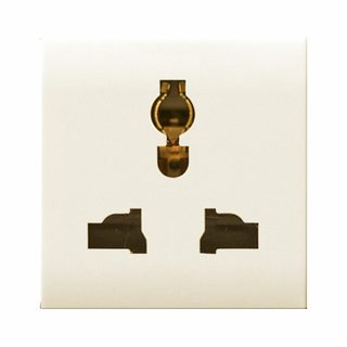 AVE MTSTD SOCKET 2P+T 13A 2 MOD — 449059TS
