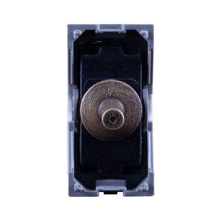AVE TOGGLE PUSH BUTTON 3 POSITION WITH CENTRAL OFF, NEW STYLE S44 SERIES, ANTIQUED BRONZE – 1P 10AX 250V – 1 MOD. — 444053BAN