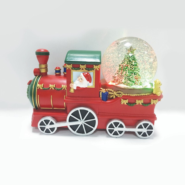 ACA Lighting LED RGB DECOR MULTICOLOR TRAIN+BLOWING WATERBALL+MUSIC 4.5V (ADAPT) / 3ΑΑ (BAT) 23.5Χ10.5Χ16.5CM — X0318