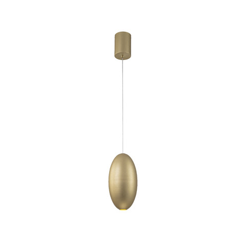 ACA Lighting ELLITON- PENDANT LAMP SAND GOLD ALUMINIUM LED SMD 4W 2700K 280LM IP20 Φ127x1500mm — manufacturer representative image