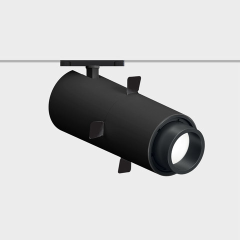 iGuzzini Palco Low Voltage framer ø 37 mm for Filorail — PU37 — manufacturer representative image