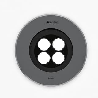 Artemide Ego Flat 150 downlight Round 37° 3000K Inox IK09 — T42013WFLW00