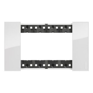 BTicino 4 modules Living Now plate — KA4804DW
