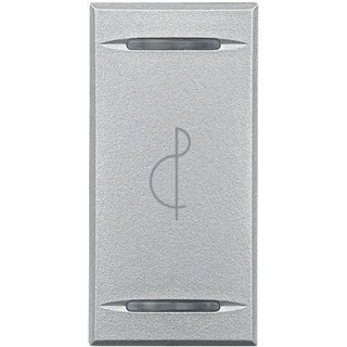 BTicino Key cover for 2 functions with illuminated lens - with screen printing symbol 'treble clef' — HC4911BE
