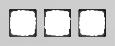 Gira Esprit cover frame aluminium grey matt (lacquered) aluminium grey matt (lacquered) — 0213405