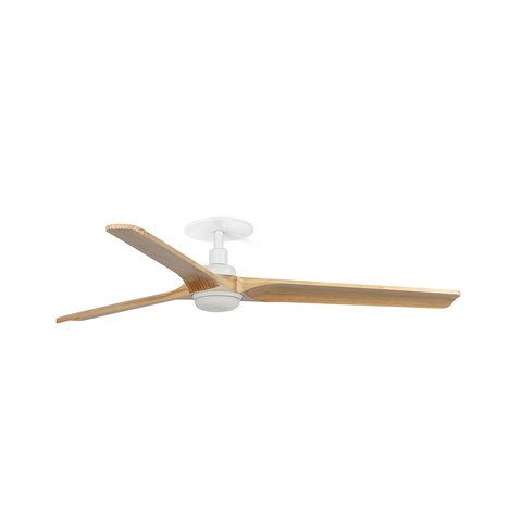 Faro Barcelona HEYWOOD RECESSED L LED Ceiling fan white/pine 10W SWT — manufacturer representative image