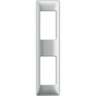 BTicino Cover plate 2 modules for rails — AM4811/2SL