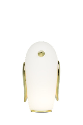 Moooi Pet Light Noot Noot (Penguin), Matt white with golden elements — manufacturer image