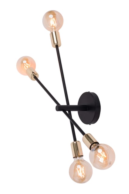 Sigma ONYX POCZWÓRNY Wall lamp CZARNY_ZŁOTY — 31921
