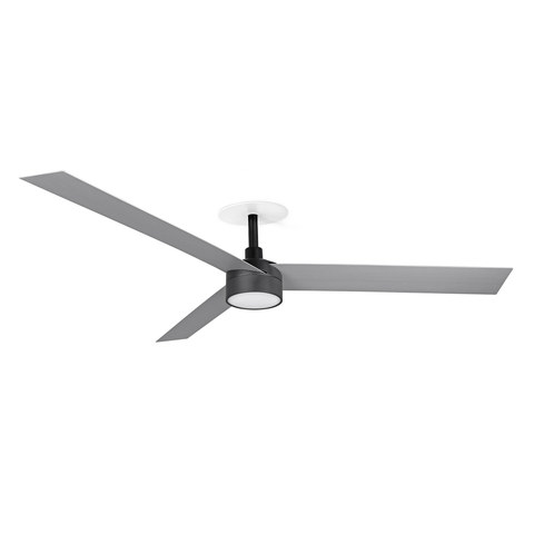 Faro Barcelona CRUISER RECESSED XL LED Ceiling fan black/aluminium 20W SWT — manufacturer representative image