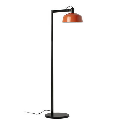 Faro Barcelona TATAWIN Orange metal floor lamp — manufacturer representative image