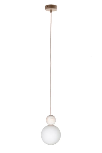 Sigma Pendant lamp RONA 1 drewno bielony 41673