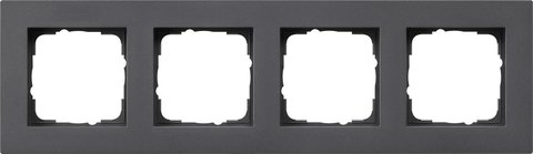 Gira E2 cover frame for flat installation anthracite anthracite — 0214235