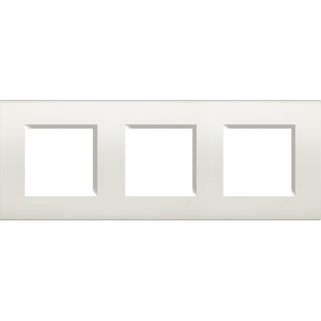 BTicino Square cover plate 2x3P 71mm White — LNA4802M3BI