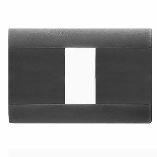 AVE SANDED PLATE 1 GANG GREY NOIR — 45P01GN