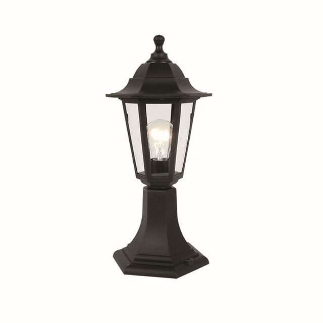 ACA Lighting 6S PLASTIC FLOOR GARDEN BLACK LUMINAIRE 41CM Ε27 IP44 — PLGQ3B