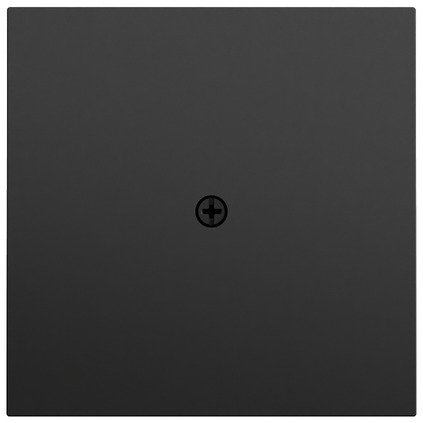 Gira Cover for cable branch and telecommunications connector socket black matt (lacquered) — 027474