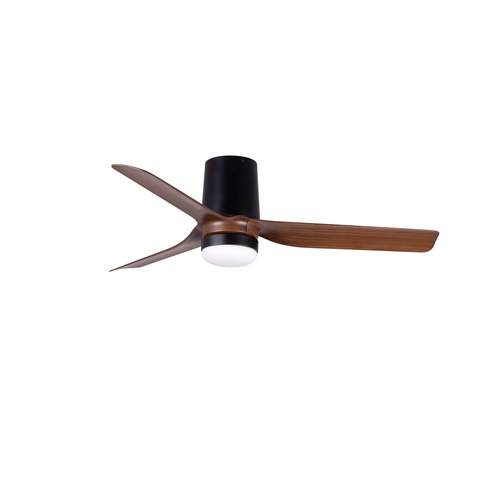 Faro Barcelona MINI PUNT TUB S LED Ceiling fan black/walnut CCT — manufacturer representative image