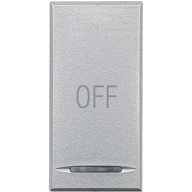 BTicino Key cover for 1 function with illuminated lens with screen printing symbol 'OFF' — HC4915AA