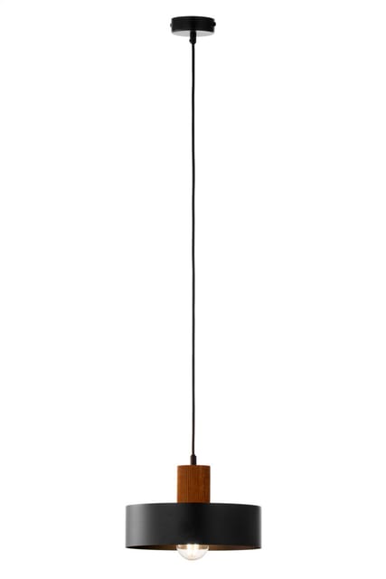 Sigma Pendant lamp RIF Wood 1 M black/jasny brązowy 41859