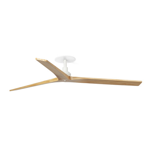 Faro Barcelona KLIM RECESSED L Ceiling fan white/pine — manufacturer representative image