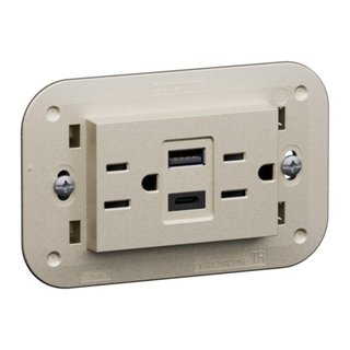BTicino American standard 2 P+E 15 A - 127/250 Va.c. — KC4188AC