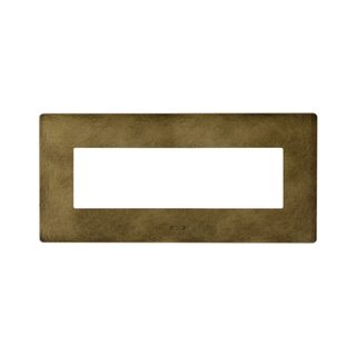 AVE NEW STYLE S44 ALUMINUM PLATE, ANTIQUE BRONZE COLOUR – WITHOUT FINISHING FRAME – 7 MOD. — 44PAQ7BAN