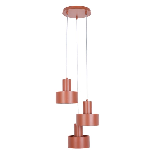 Sigma Pendant lamp RIF 3 round ceglany 41167