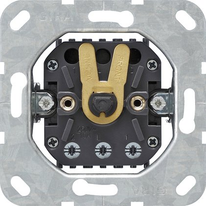 Gira Blind button or blind switch insert 10 A 250 V~ for cover with toggle switch — 015400
