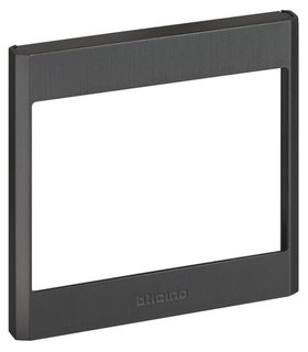 BTicino 1-module frame – Nickel finish — 345202