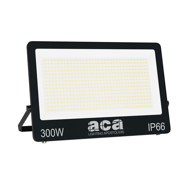 ACA Lighting LED SMD BLACK FLOOD LUMINAIRE 300W 3CCT 30000LM 185-265V RA>80 IP66 — N300CCT