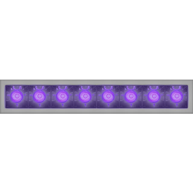 Artemide Sharp - 8 optic unit - 22W - 20° Violet Integralis Trim Silver — AF15305IN4