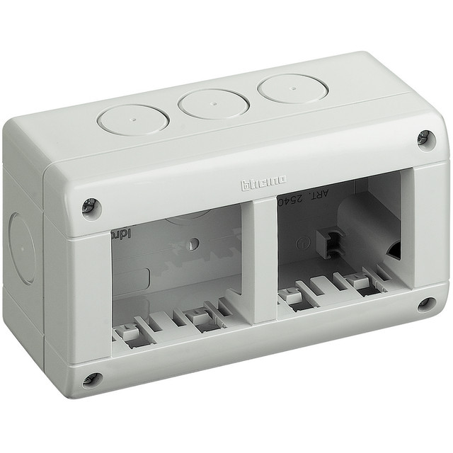 BTicino Box IP40 (base + Cover) - 2+2 modules Matix — 25404/2