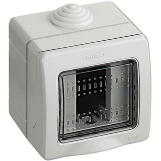 BTicino Box IP55 (base + Cover) - for 1 module Matix — 25501