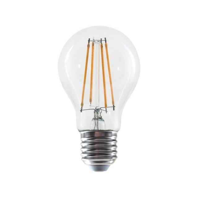 ACA Lighting LED FILAMENT E27 DIM A60 8W 2700K 230V AC 980LM RA80 30000H 360° — ELIOR8WWDIM — manufacturer representative image