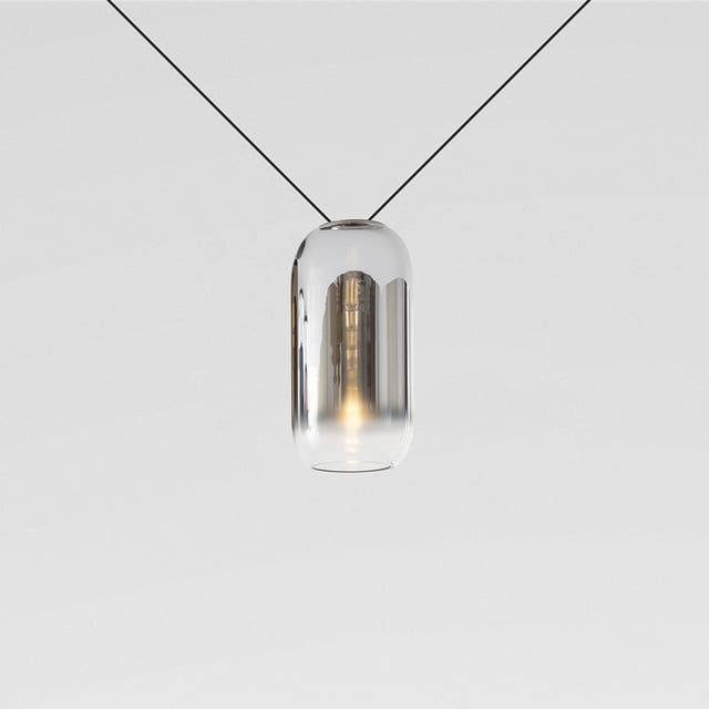Artemide Funivia Plug - Gople Diffuser - Silver — 1880W10A