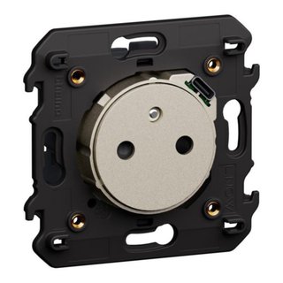 BTicino French/belgian standard flat electric socket with integrated USB charger. — KC4142USB