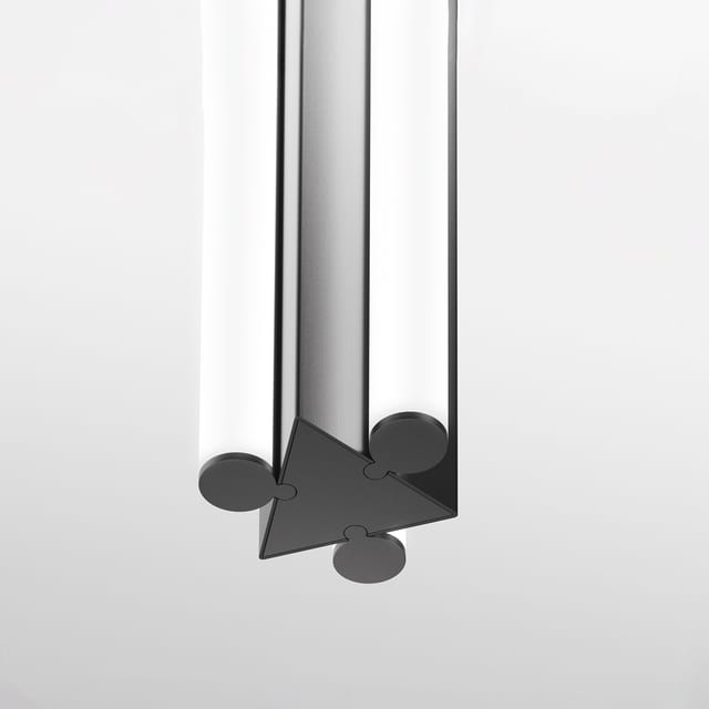 Artemide Dreispitz - Suspension Vertical - 3 Diffused Emission - 120 - Black — 1859030A