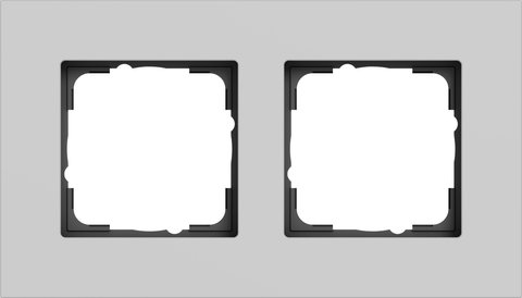 Gira Esprit cover frame aluminium grey matt (lacquered) aluminium grey matt (lacquered) — 0212405