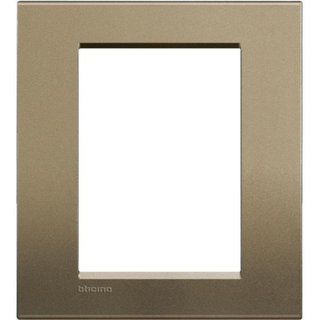 BTicino Square cover plate 3+3 modules - square — LNA4826SQ