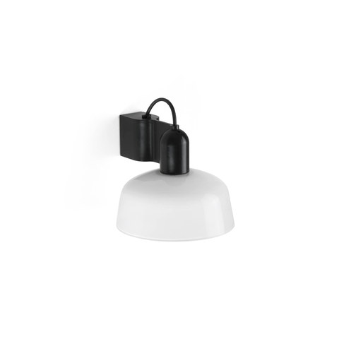Faro Barcelona TATAWIN White glass wall lamp — manufacturer representative image