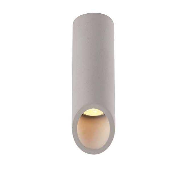 ACA Lighting CEILING LIGHT 1XGU10 GREY CEMENT D7XH24CM FALTSO — MK151S24G