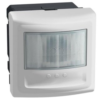 BTicino Switch with IR ray movement sensor - selector switch for operating mode - 2 modules - white — YW4432SN