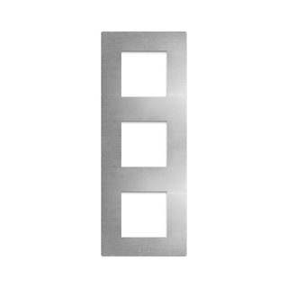 AVE FRONT PLATE NAT.BRUSH ALU. 2+2+2M — 44PAQR26ALS